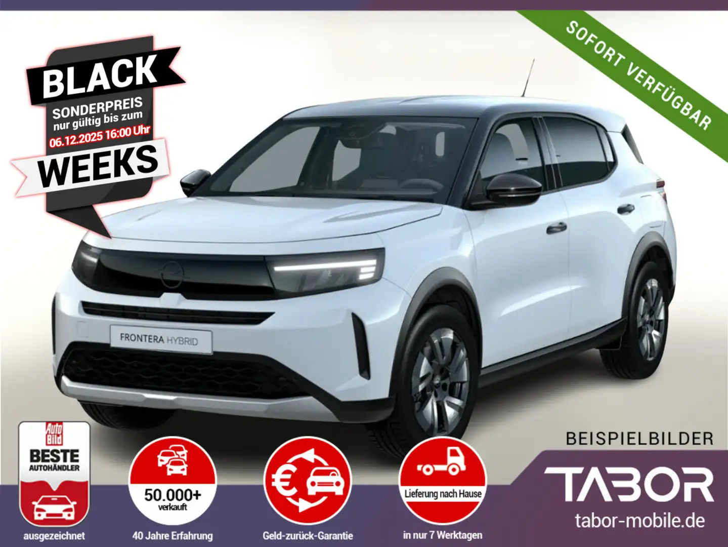 Opel Frontera 145 Hybrid AT6 GS TechP SHZ UVP-19%* Weiß - 2