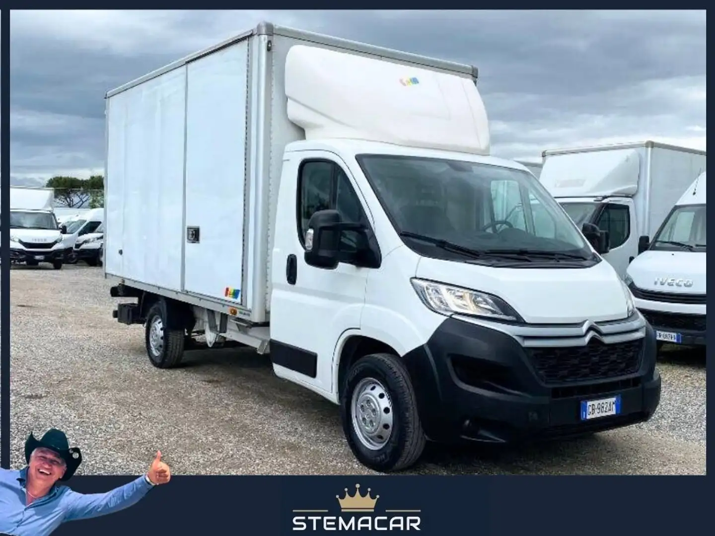 Citroen Jumper Sponda Idraulica  35 L4 2.2 Bluehdi 140CV E6 Wit - 1