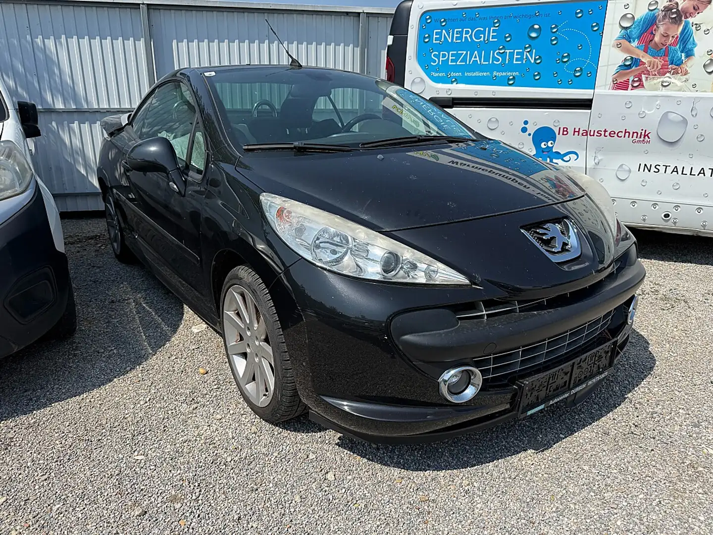 Peugeot 207 CC 1,6 16V Roland Garros Schwarz - 2