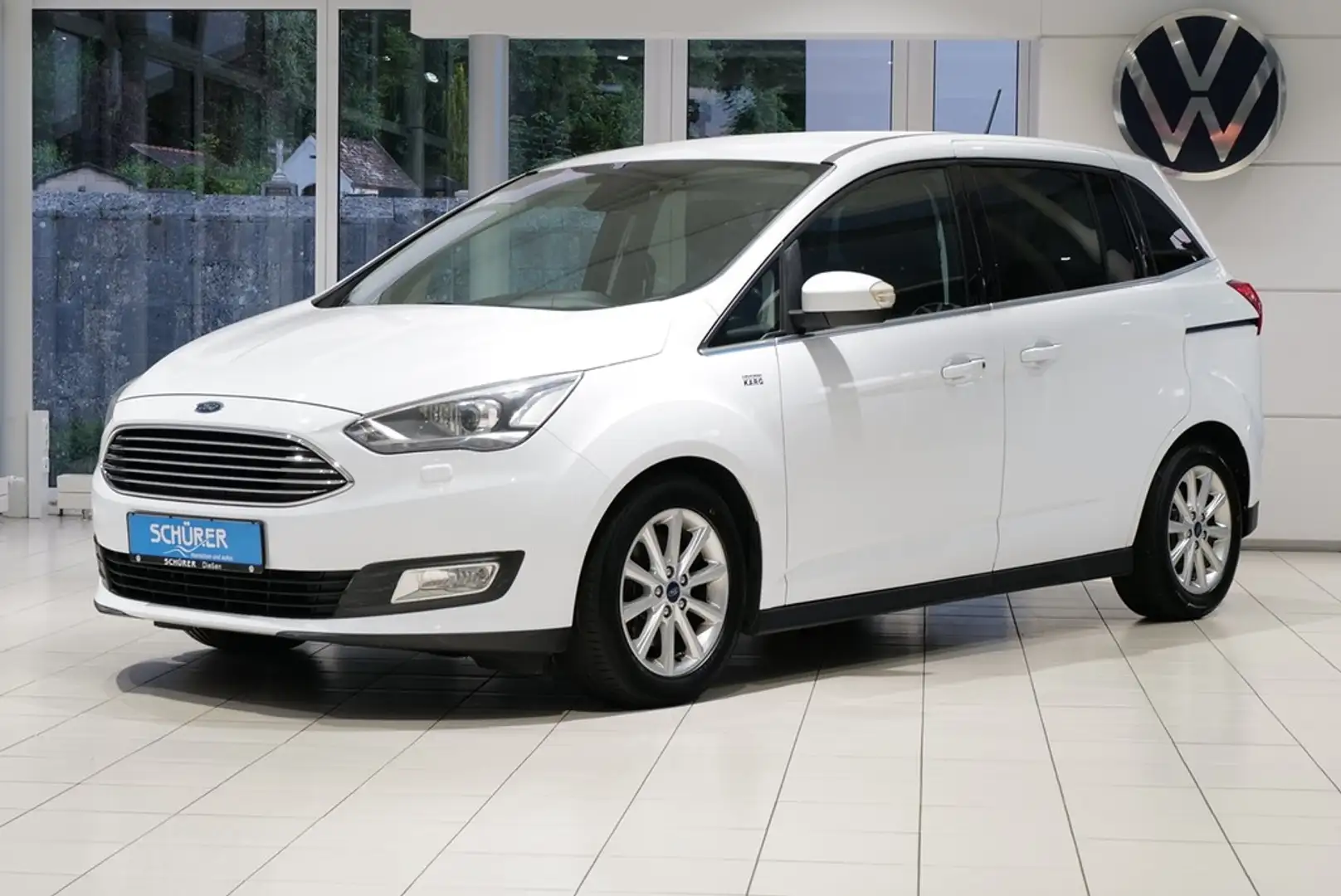 Ford Grand C-Max Titanium Blanc - 1