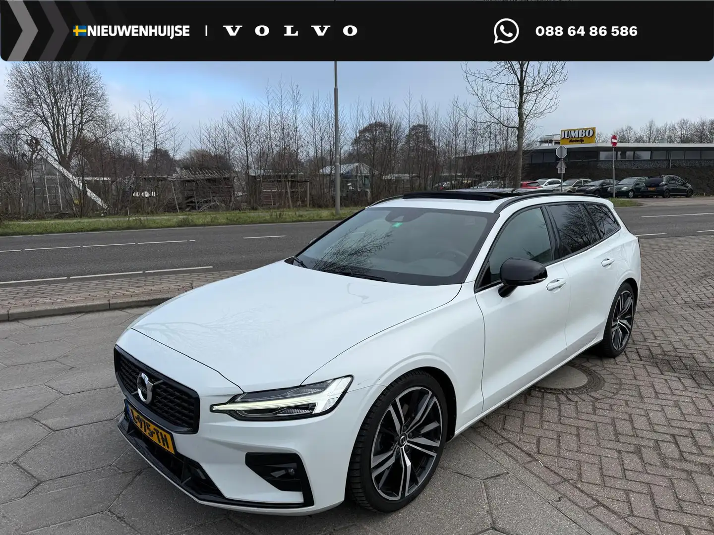 Volvo V60 2.0 B4 R-Design | Bowers & Wilkins | Panorama dak Weiß - 1