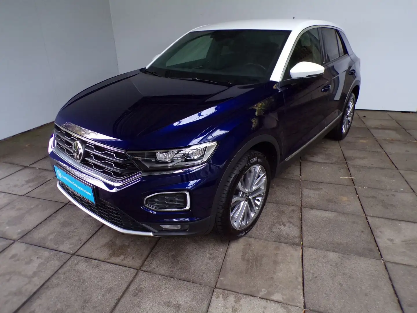Volkswagen T-Roc 1.6 TDI UNITED / AHK+NAVI+LED'S+KAMERA Blau - 2