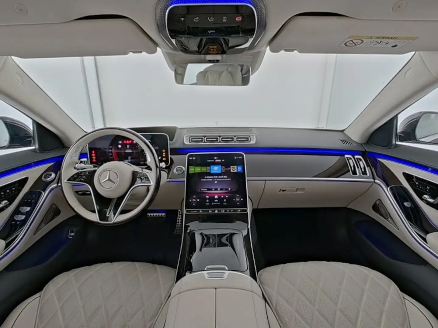 Mercedes-Benz S 450 long 4M AMG 4xMassage/Chauffeur/4xTV Noir - 1