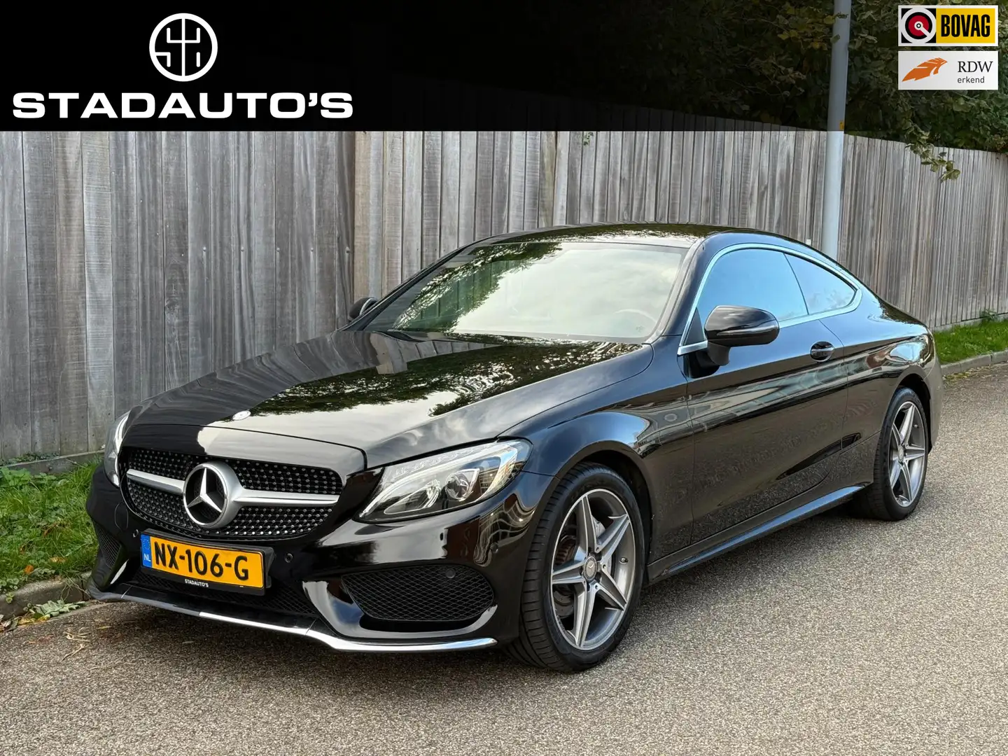 Mercedes-Benz C 180 Coupé AMG Automaat Camera NW APK! Noir - 1