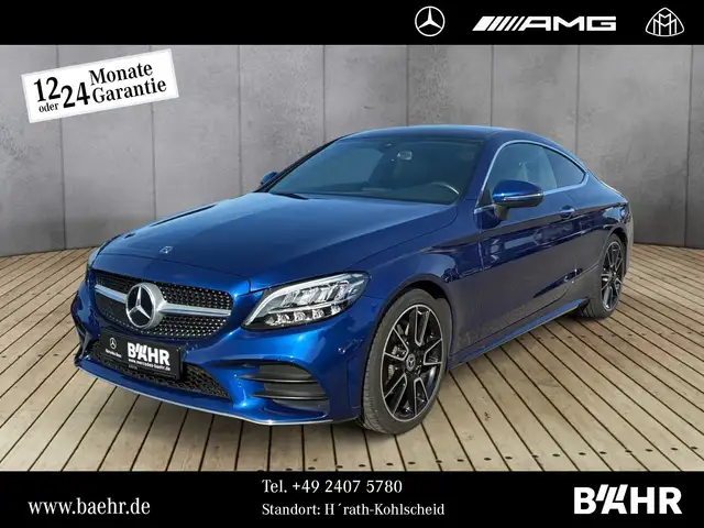 Mercedes-Benz C 200 Coupé AMG/Navi/LED/Pano/Totwinkel/RFK/19" AMG Line Exterieur/AMG Line Interieur/Pano. Dach/KEYLESS GO Start Funktion/BC