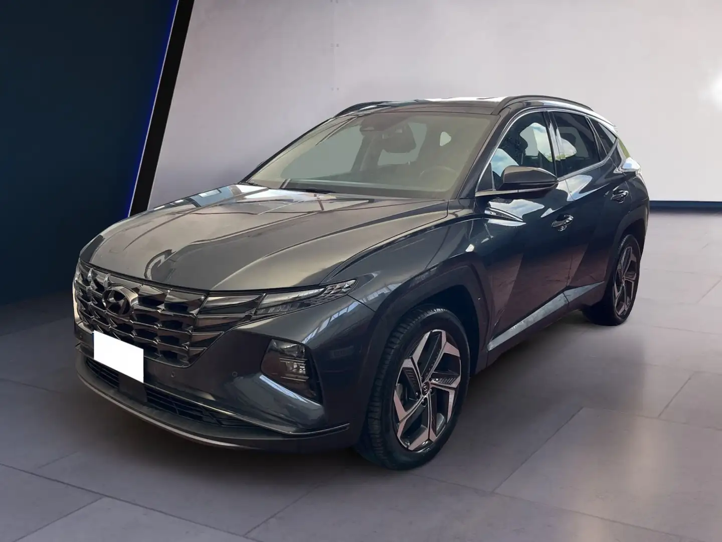 Hyundai TUCSON III 2021 1.6 hev Exellence 2wd auto Grigio - 2