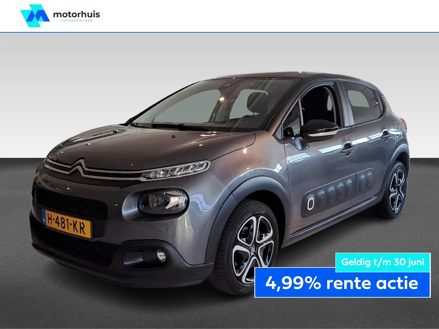 Citroen C3 1.2 PureTech 82pk Feel Edition | Navi Grijs - 1