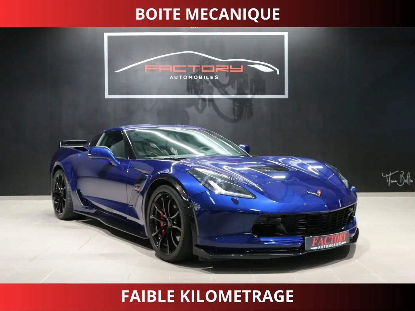 Chevrolet Corvette 6.2 V8 466CH GRAND SPORT COMPETITION Blau - 1