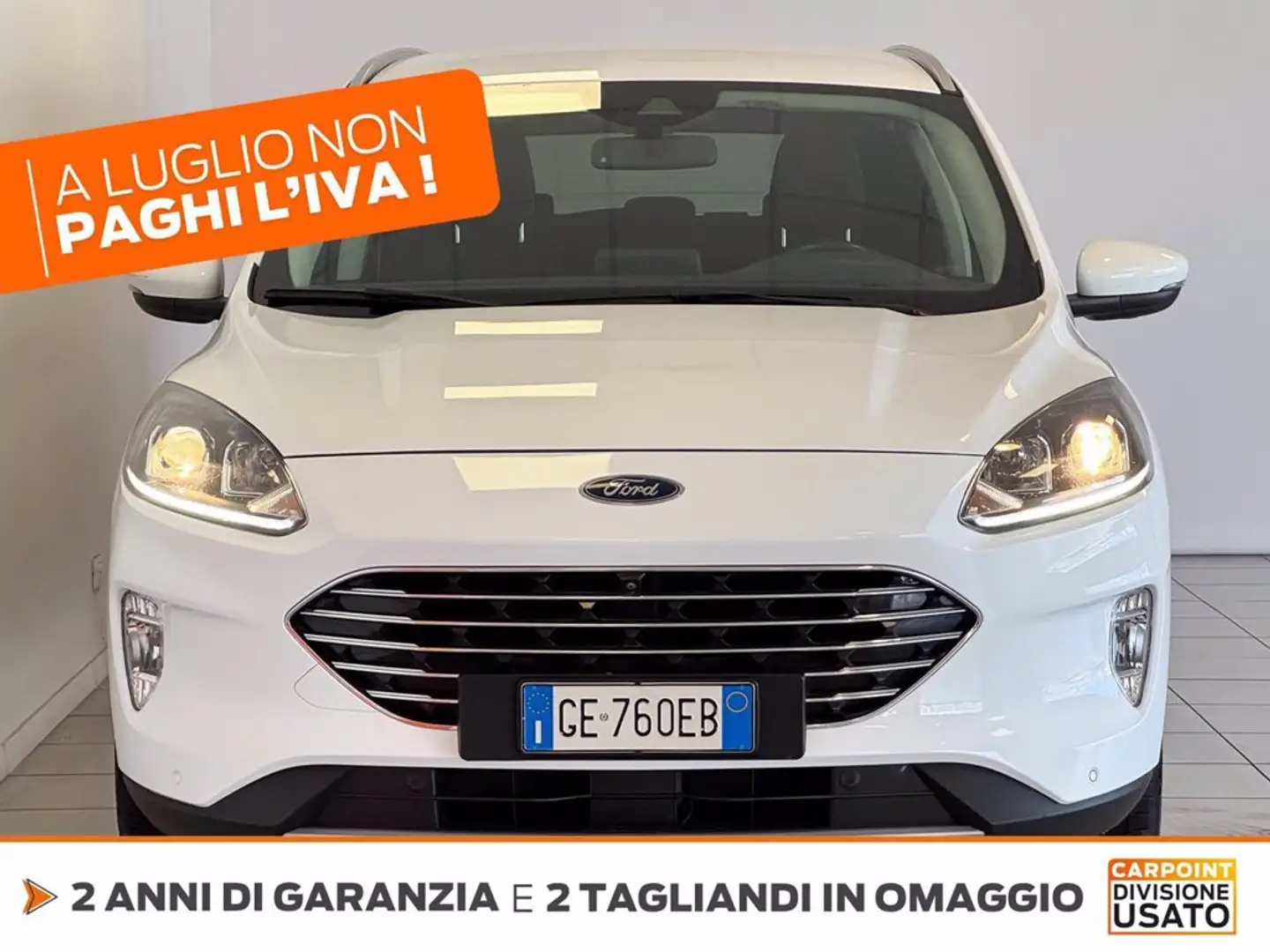 Ford Kuga 2.5 phev titanium 2wd 225cv e-shifter Bianco - 2