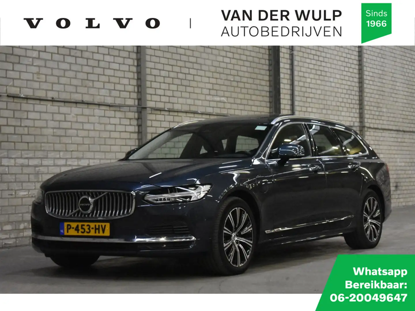 Volvo V90 T6 350pk AWD Inscription Long Range | Schuifdak | Blauw - 1