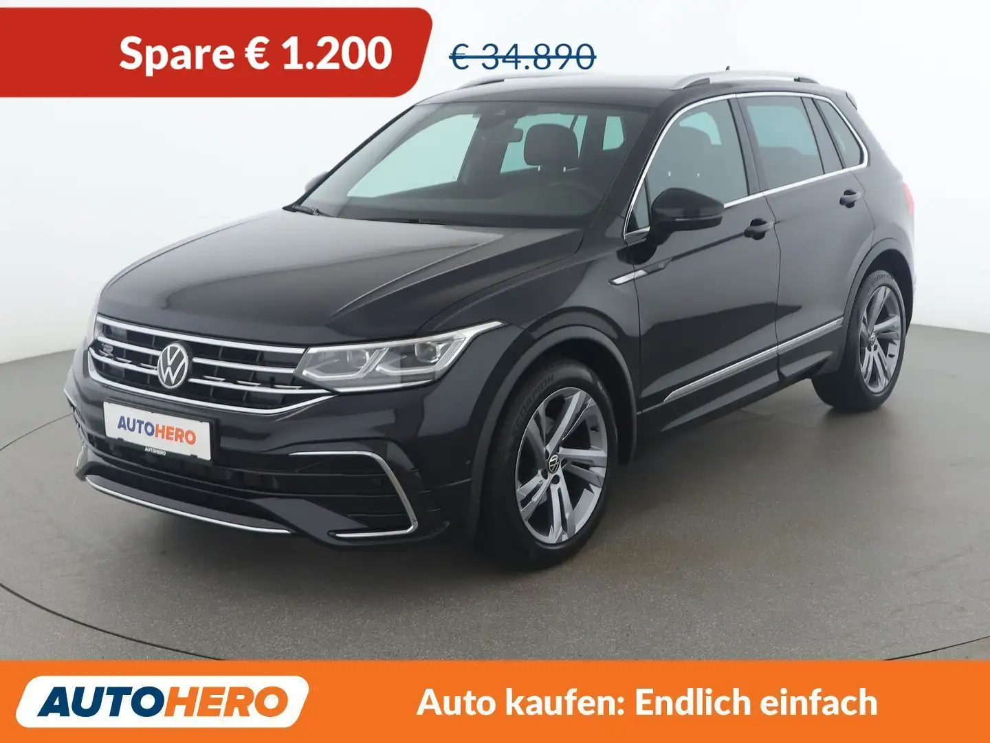 Volkswagen Tiguan 2.0 TDI R-Line Schwarz - 1