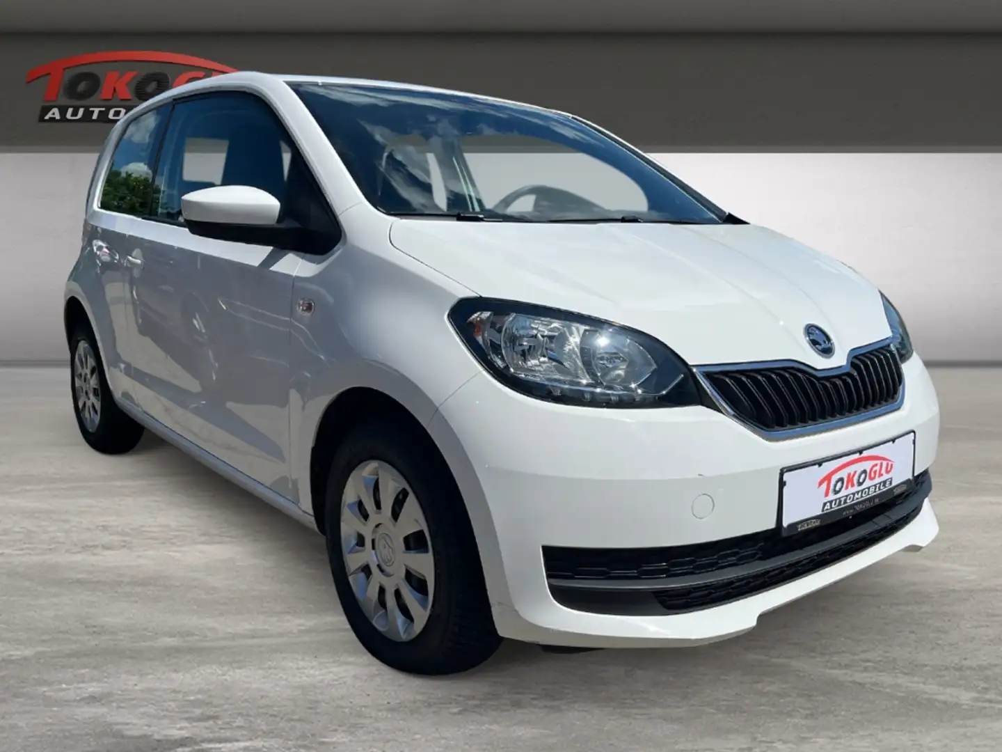 Skoda Citigo Ambition 1.0 EU6d-T KLIMA GA  EL.FH BT teilb.Rücks Weiß - 1