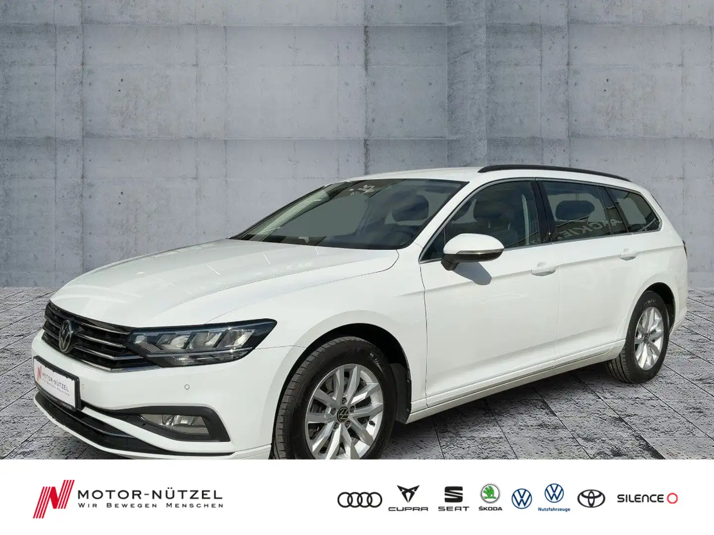 Volkswagen Passat Variant 2.0 TDI BUSINESS LED+NAVI+ACC+SHZ Weiß - 1