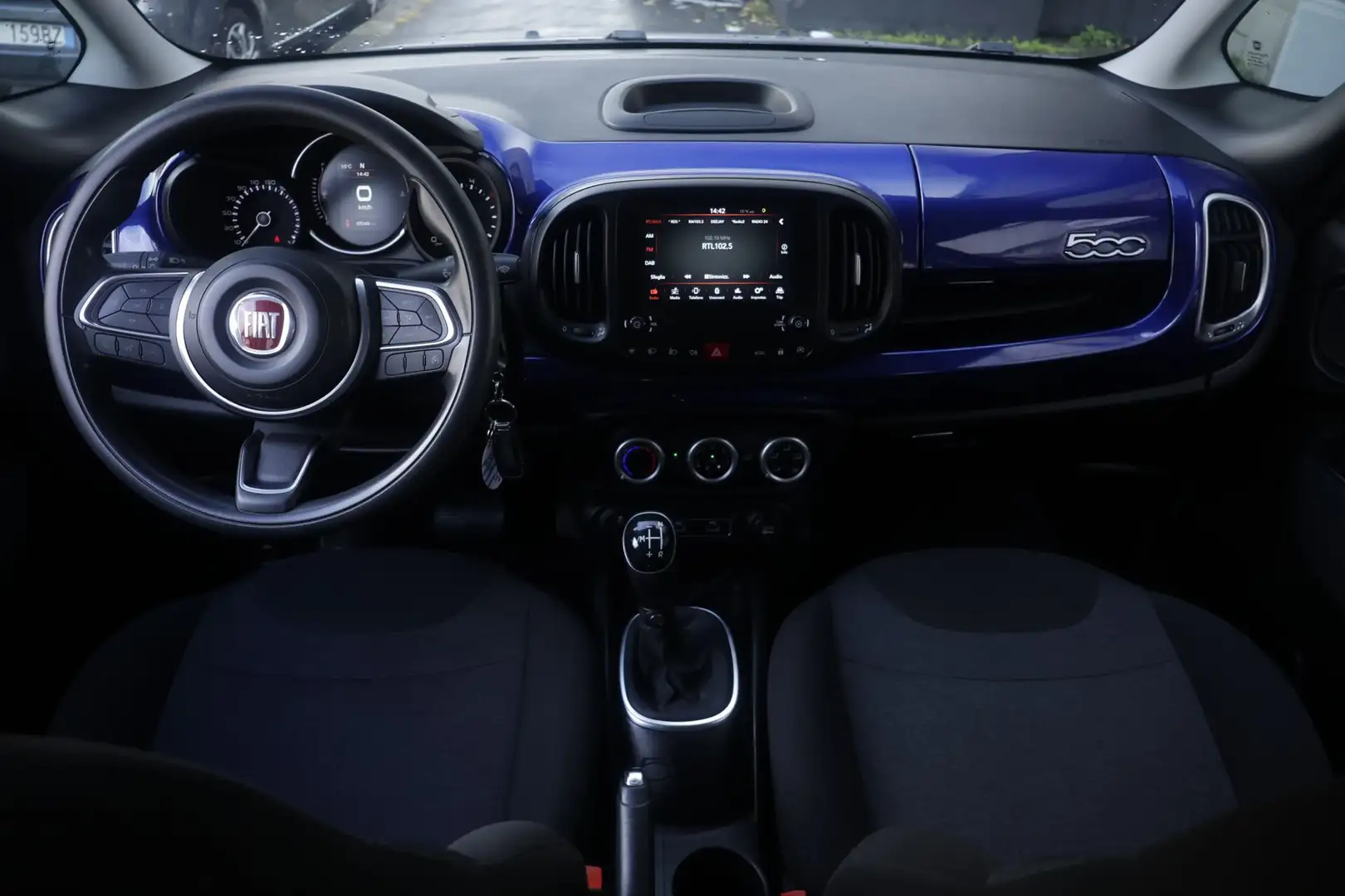 Fiat 500L FIAT 500L 1.3 Multijet 95 CV Dualogic Mirror Auto Blu/Azzurro - 2