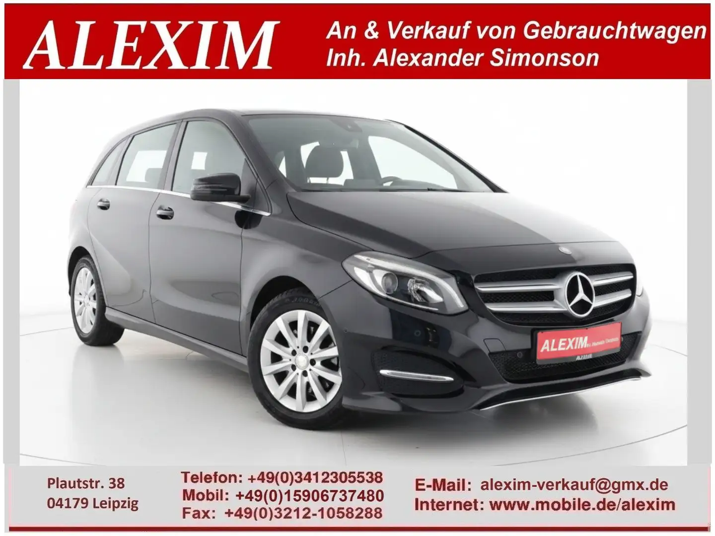 Mercedes-Benz B 180 /LED-Licht/SHZ/Parkassi/Navi/PDC Noir - 1