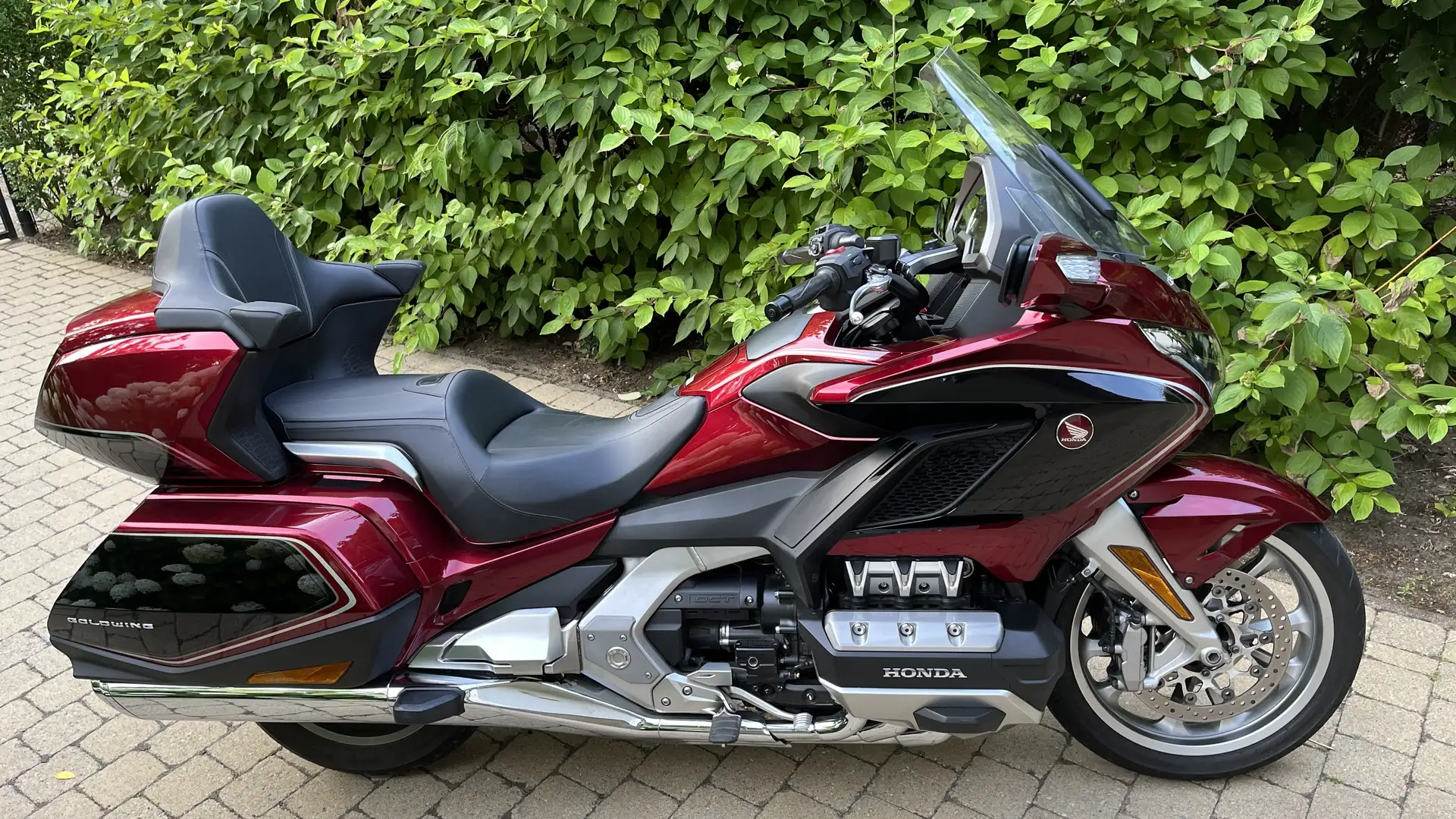 Honda Gold Wing goldwing 1800 dct Rouge - 1