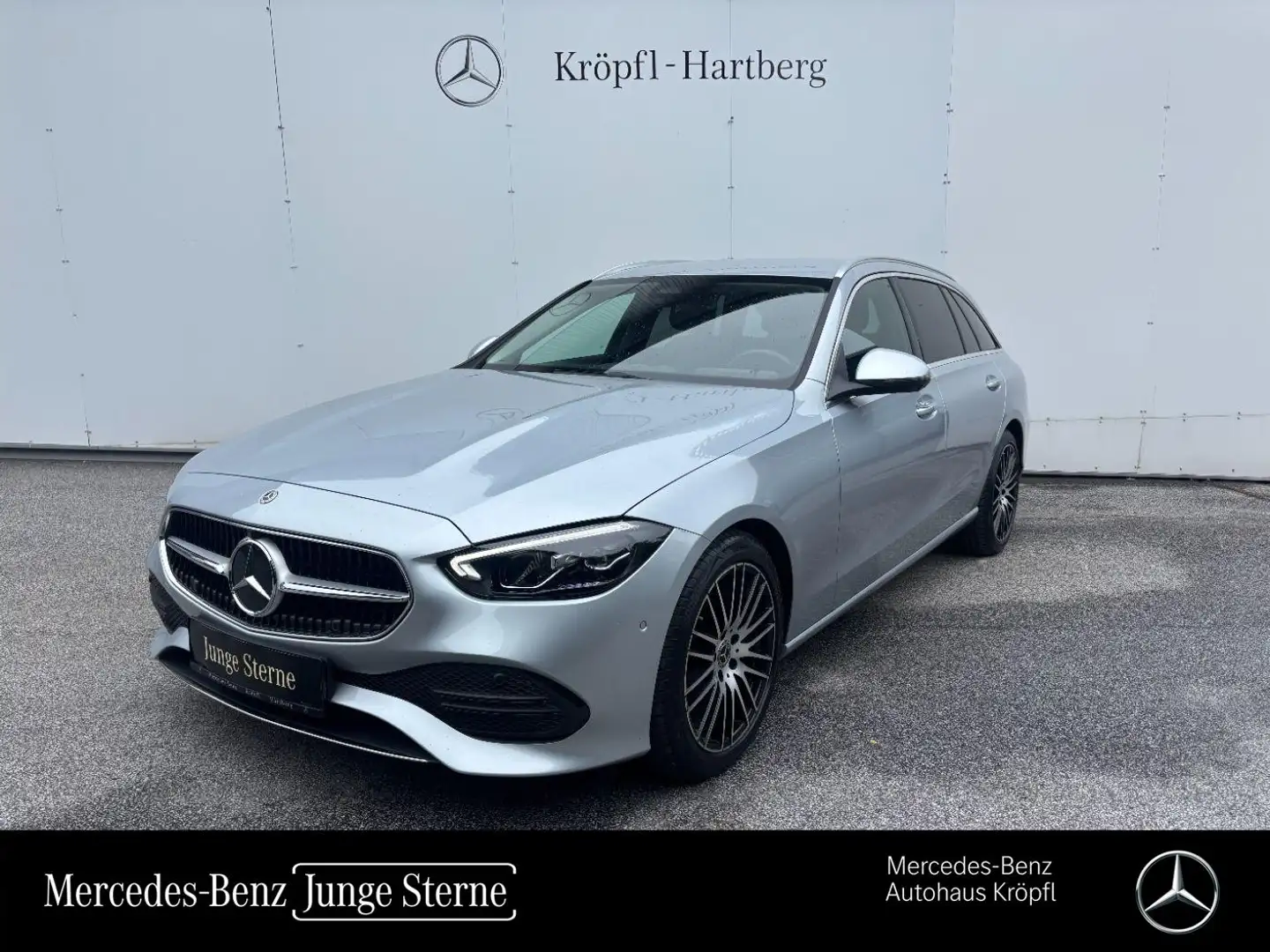 Mercedes-Benz C 220 d 4MATIC T-Modell PTS Shz LED MBUX eHeck Silber - 1