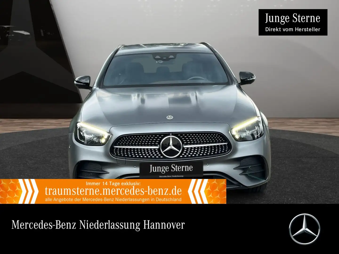 Mercedes-Benz E 300 e T AMG+NIGHT+360+AHK+LED+FAHRASS+HUD+9G Grau - 1