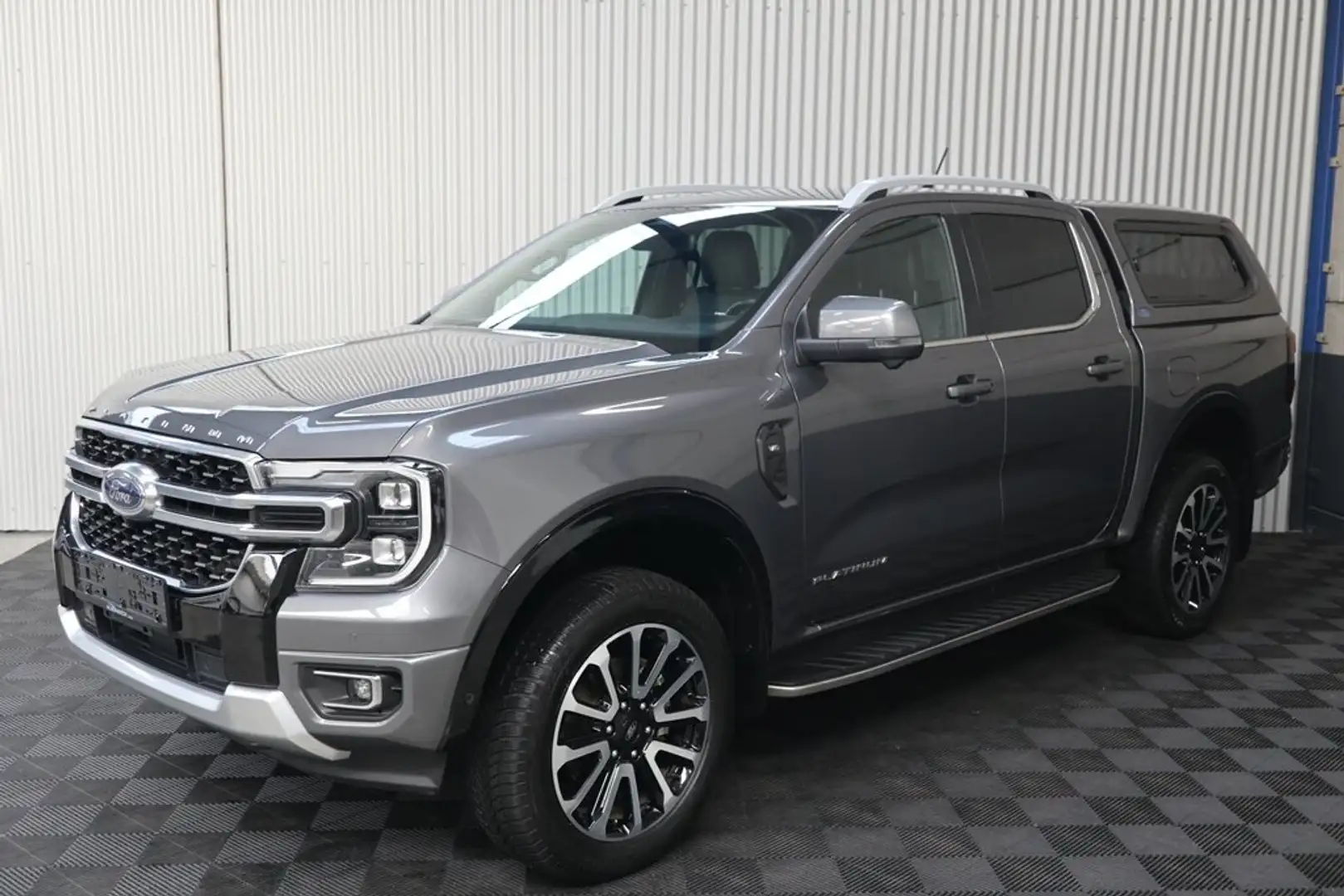 Ford Ranger 3.0 Ecoblue e-4WD Dubbele cabine PLATINUM HARDTOP Gris - 1
