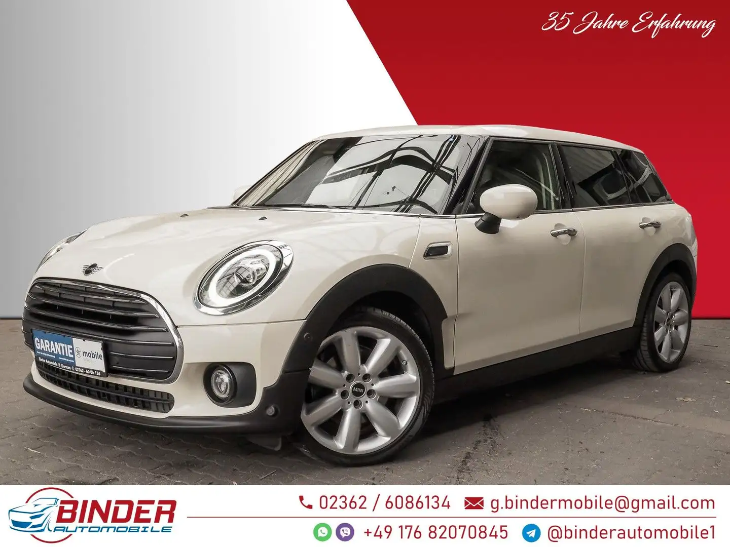 MINI Cooper D COOPER D Clubman*SPORT*VOLLE GARANTIE*TOP* Bílá - 1