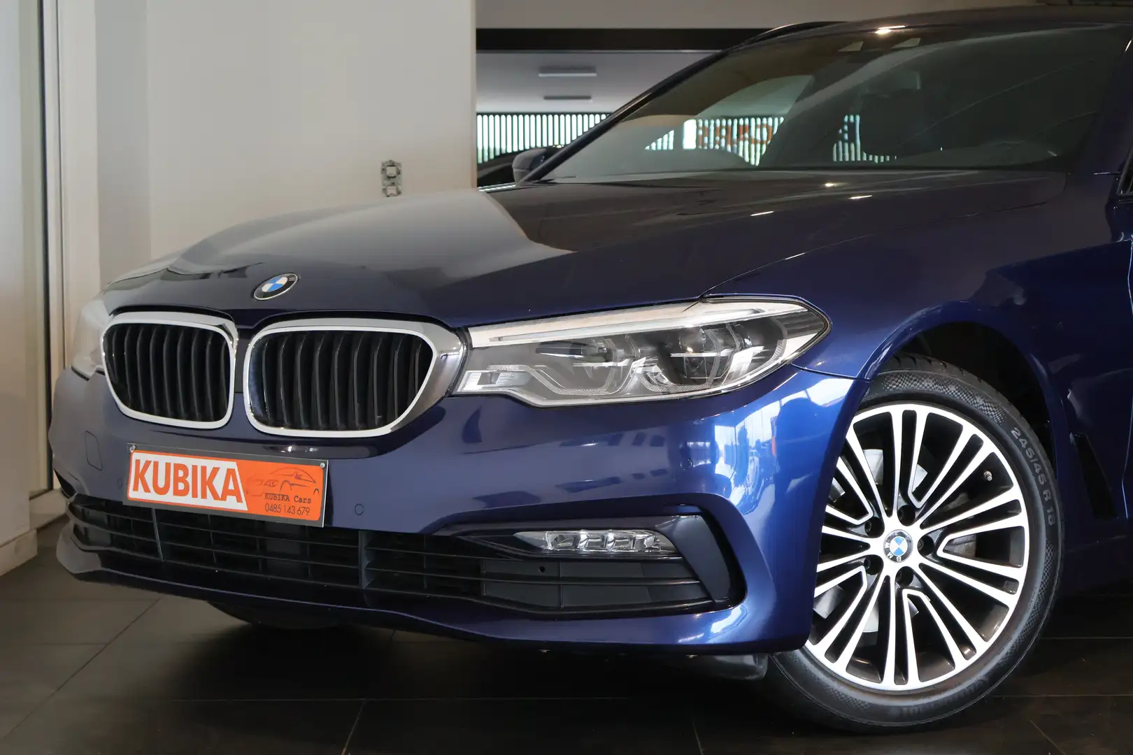 BMW 520 520dAs Touring Sport Line Memory *BTW* Garantie* Blauw - 2