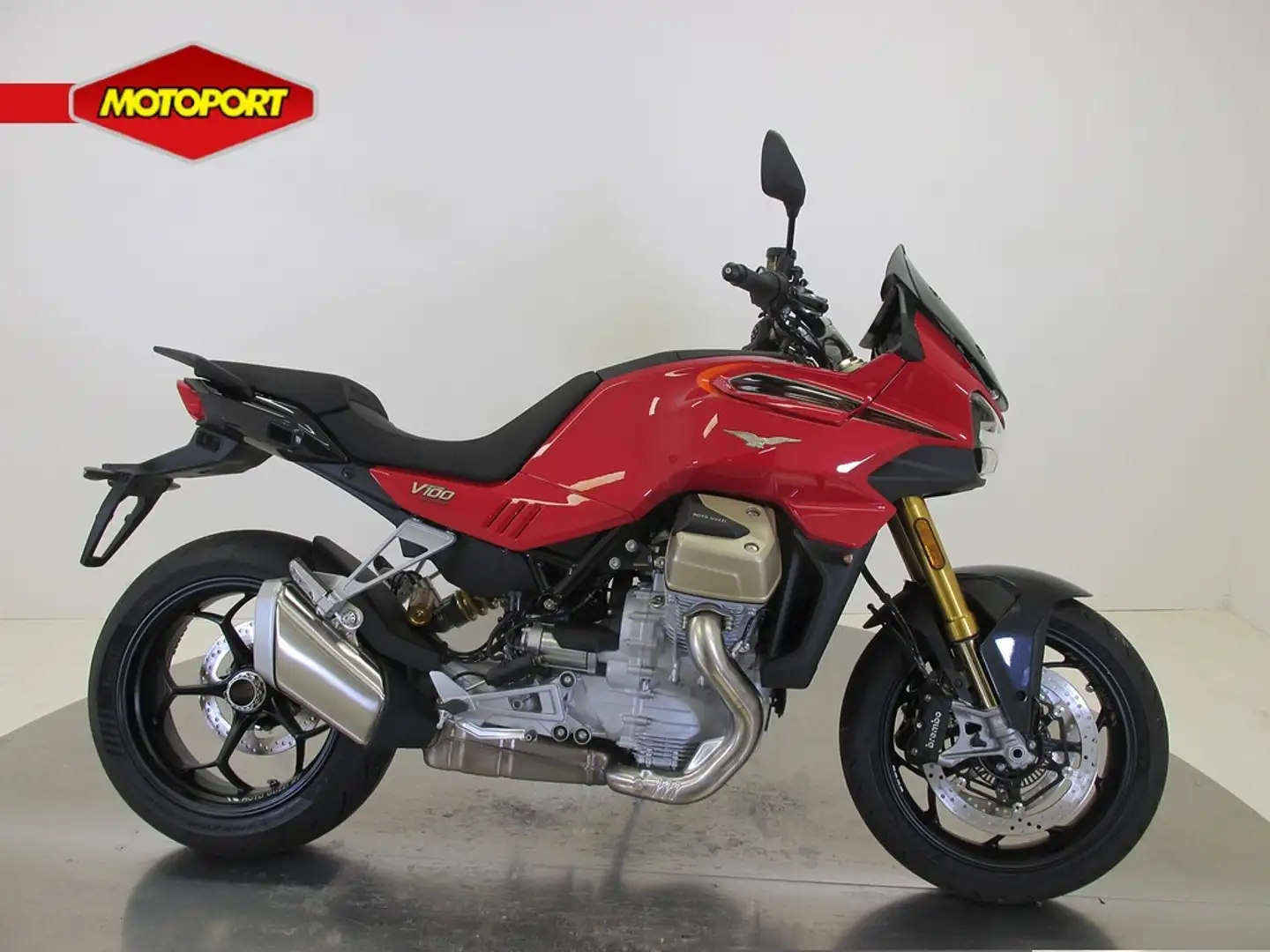 Moto Guzzi V 100 Wind Tunnel Zwart - 1