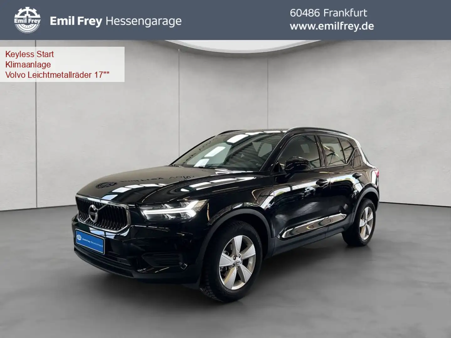 Volvo XC40 XC40 T3 Momentum-Core Aut LED-Thors-Hammer Einpark Schwarz - 1