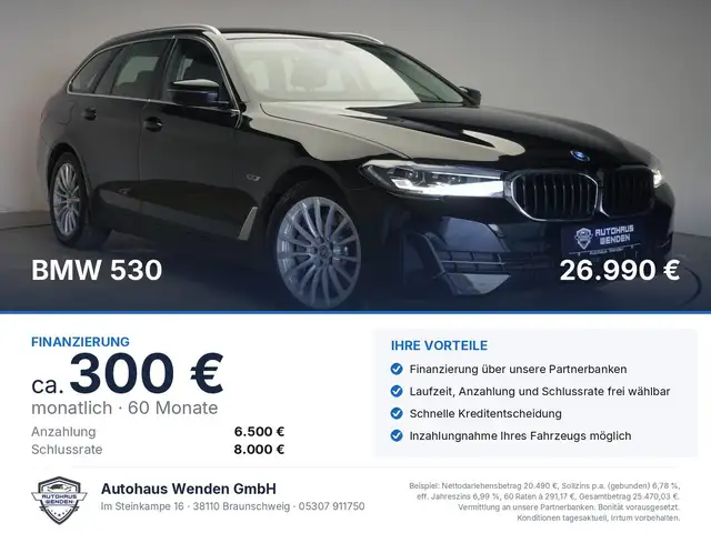 Bmw 530 e Touring Leder/Temp/Kamera/Virtual/AHK/Lane