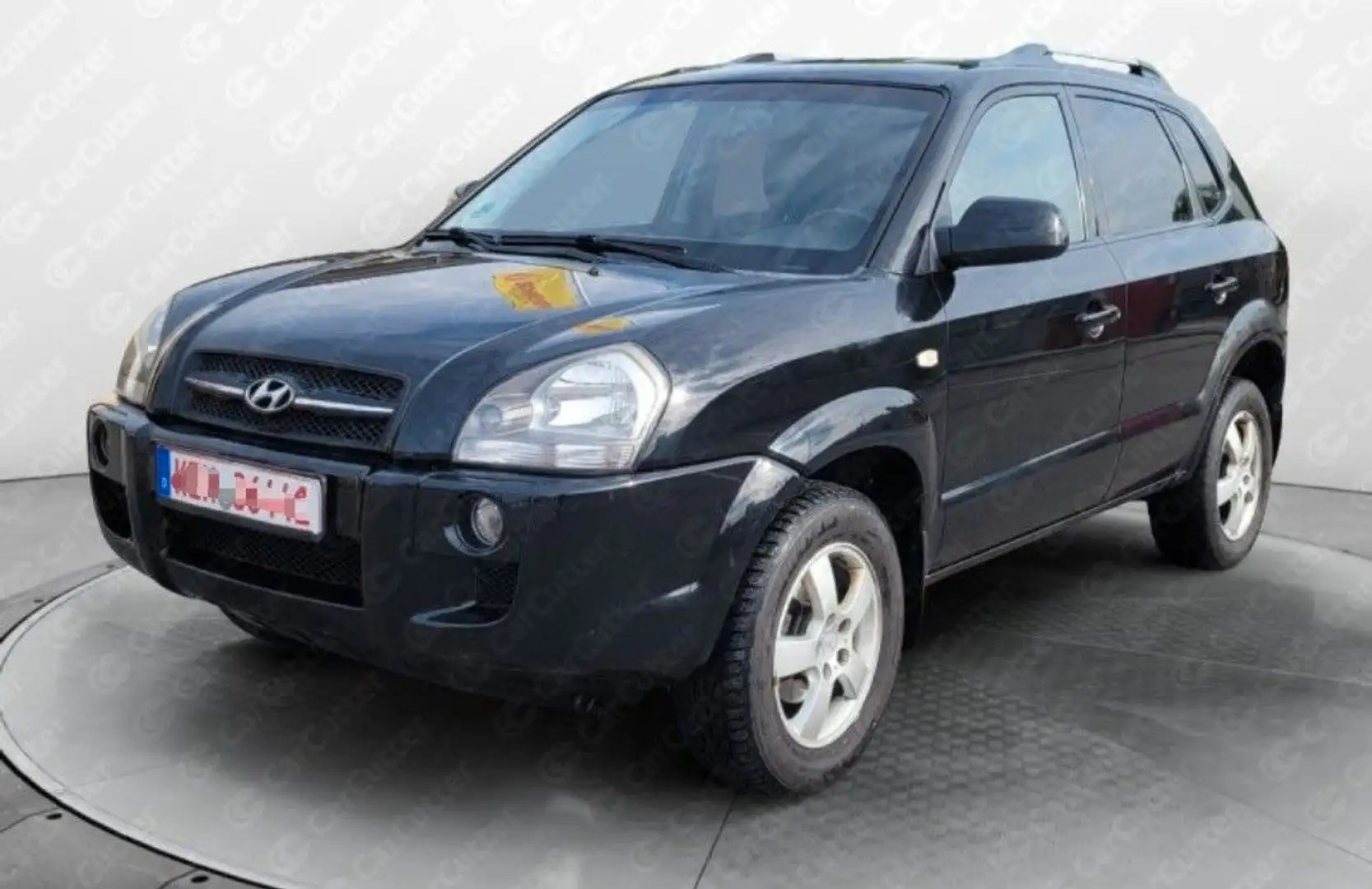 Hyundai TUCSON 2.0 CRDi VGT 4x4*Klima*Alu*AHK*TÜV Fekete - 1