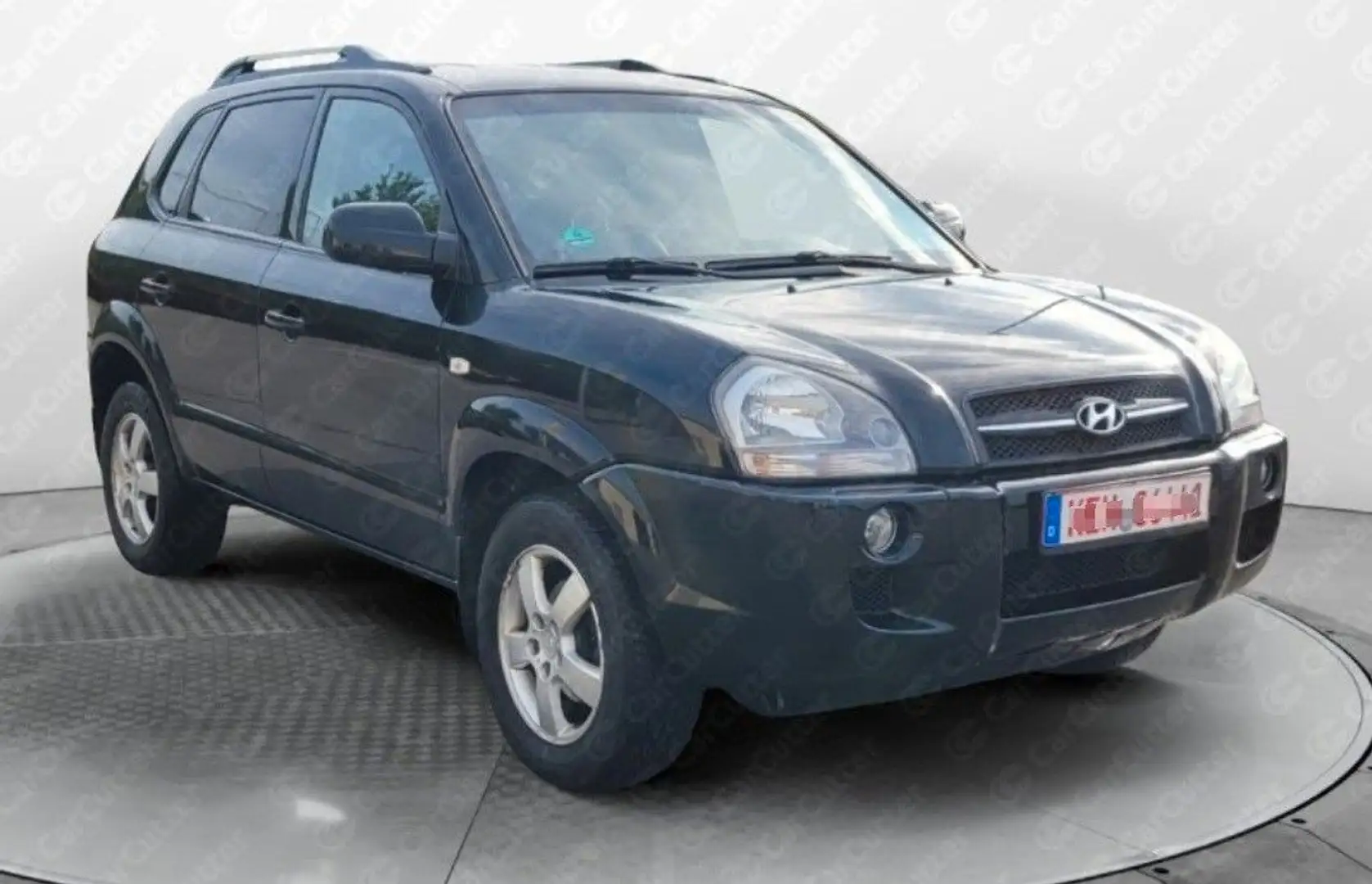 Hyundai TUCSON 2.0 CRDi VGT 4x4*Klima*Alu*AHK*TÜV Fekete - 2