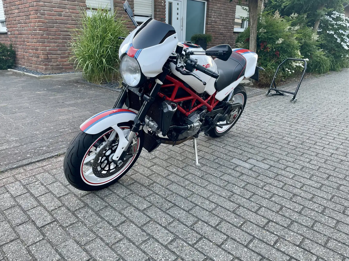 Ducati Monster S4R 998 Testastretta Martini Racing Bílá - 2