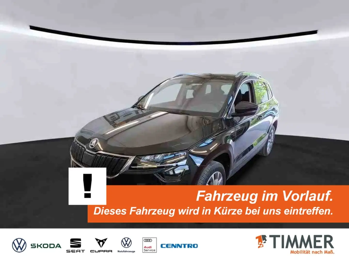 Skoda Karoq 1.5 TSI DSG CLEVER *LED *RKAM *ACC *TRAVEL *NAVI Zwart - 1