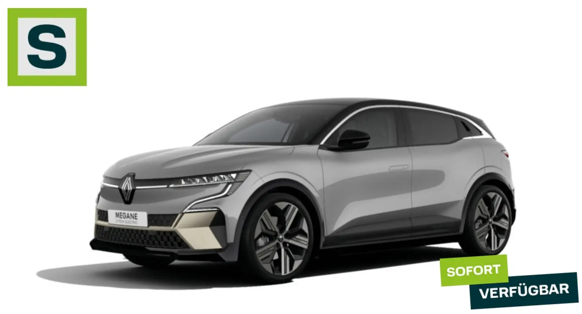 Renault Megane MEGANE E-Tech Electric Iconic 220ps comfort range Grijs - 1