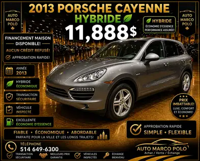 2013 Porsche Cayenne SUV / Crossover All-Wheel Drive 8-Speed Automatic