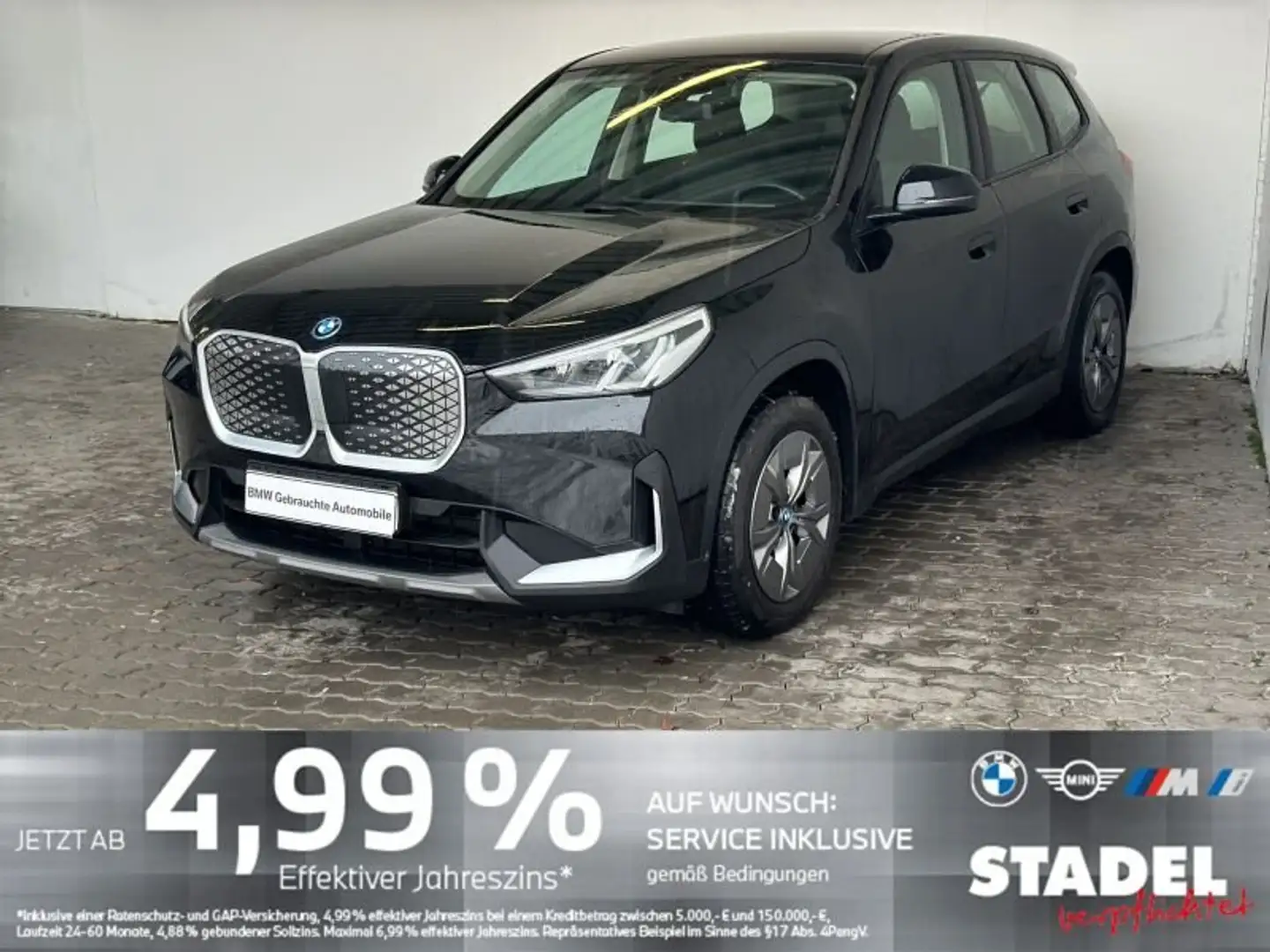 BMW iX1 xDrive30 Navi.LED.RüKam.DAB.ParkAssist.Temp. Schwarz - 1
