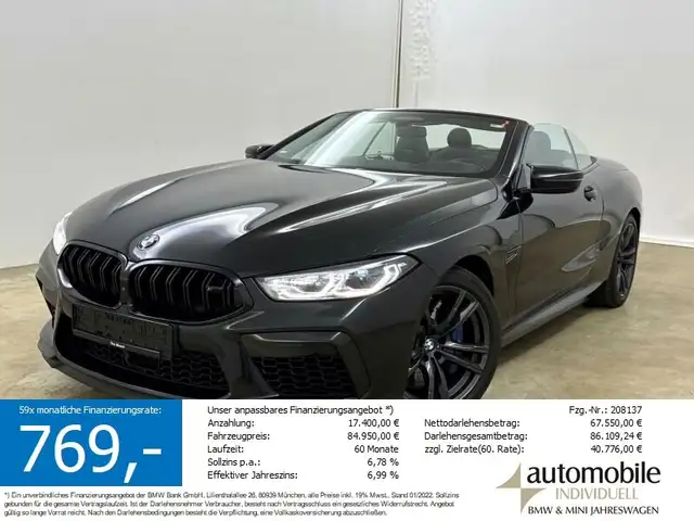 BMW M8 Competition Cabrio xDrive NP 188450.-€ Laser