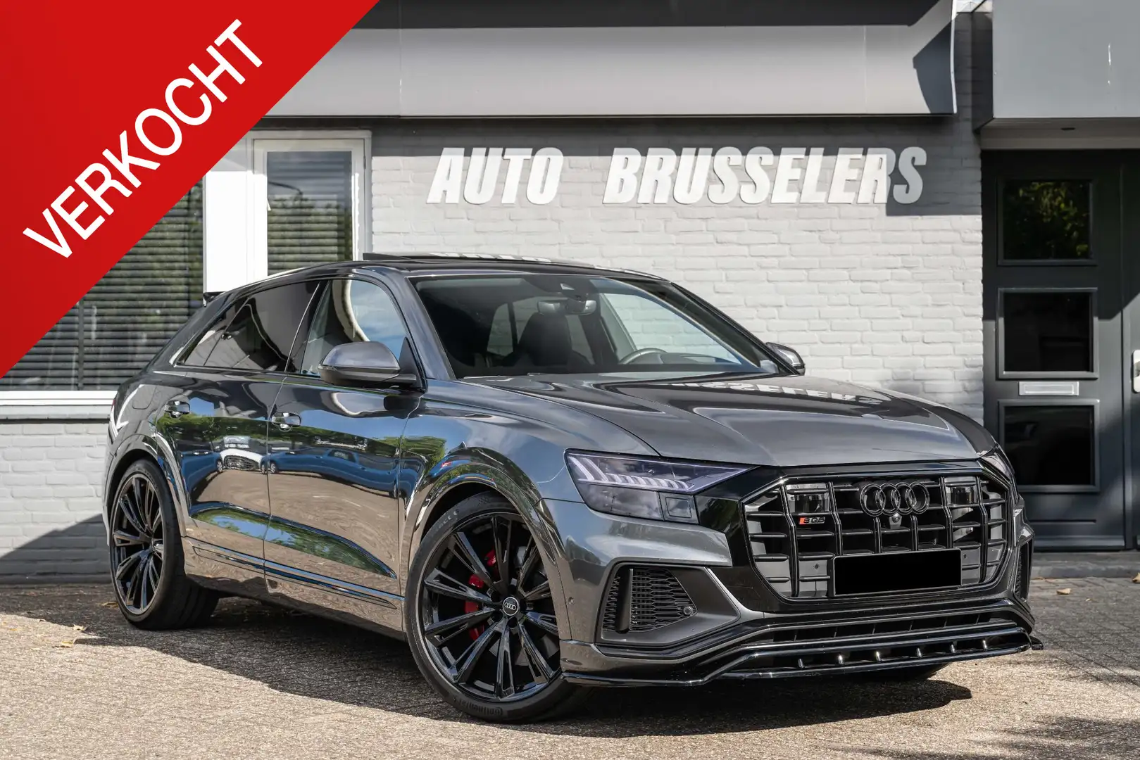 Audi SQ8 V8 4.0 TDI S-Line quattro 525 PK-Pano-4 wiel bestu Gris - 1
