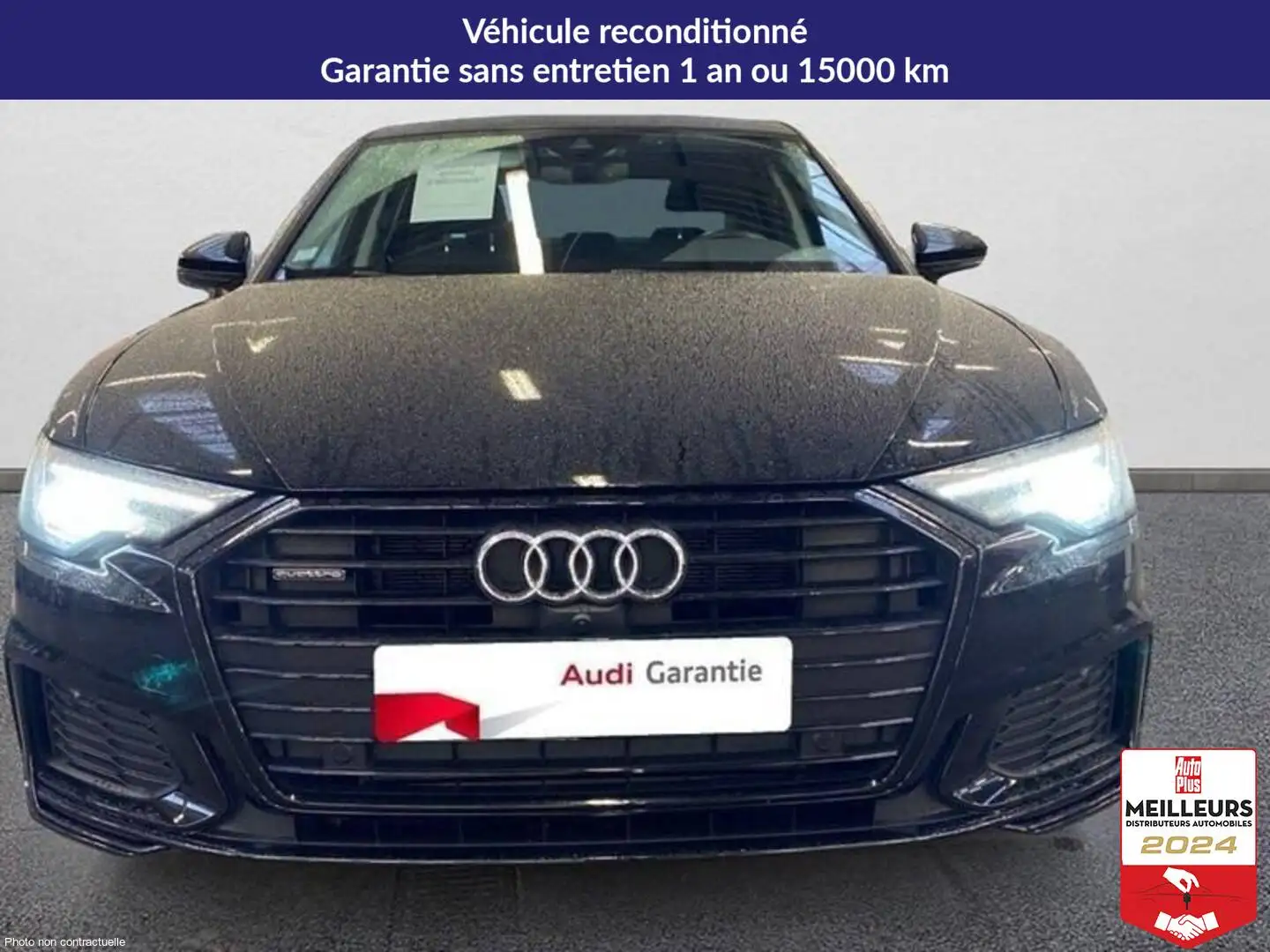 Audi A6 50 tfsie 299 ch s tronic 7 quattro s line Noir - 2