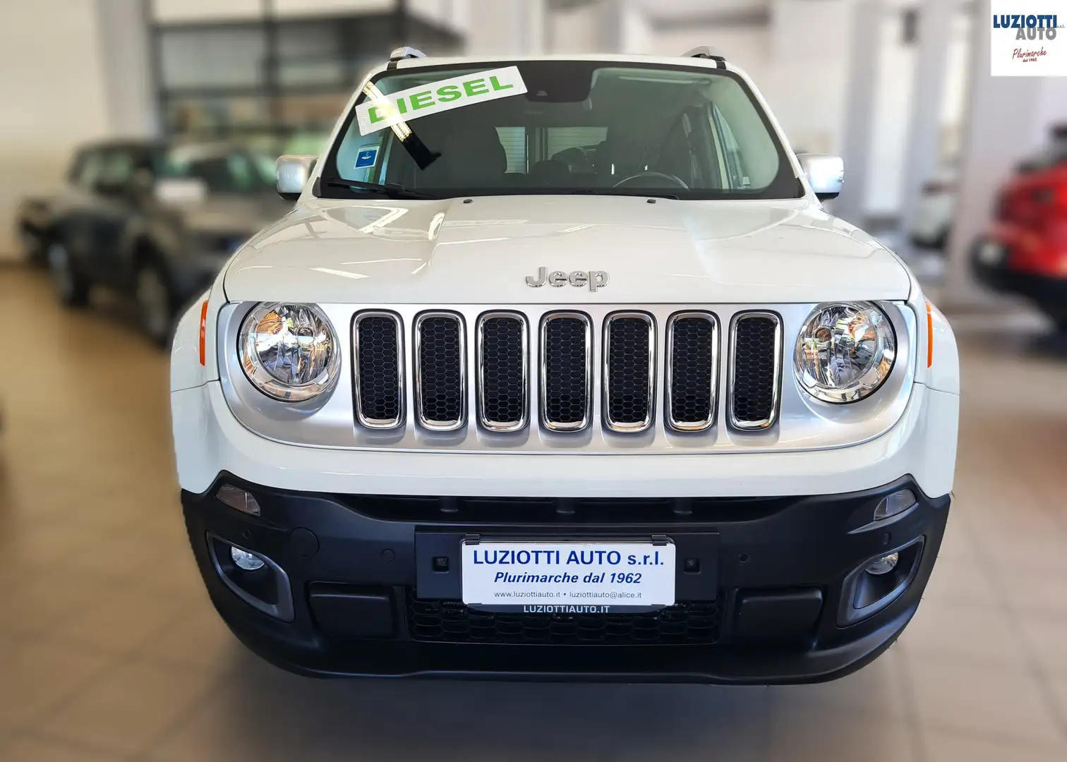 Jeep Renegade RENEGADE 1.6 MJET LIMITED-EURO6-PRESENTE TAGLIANDI Bianco - 1
