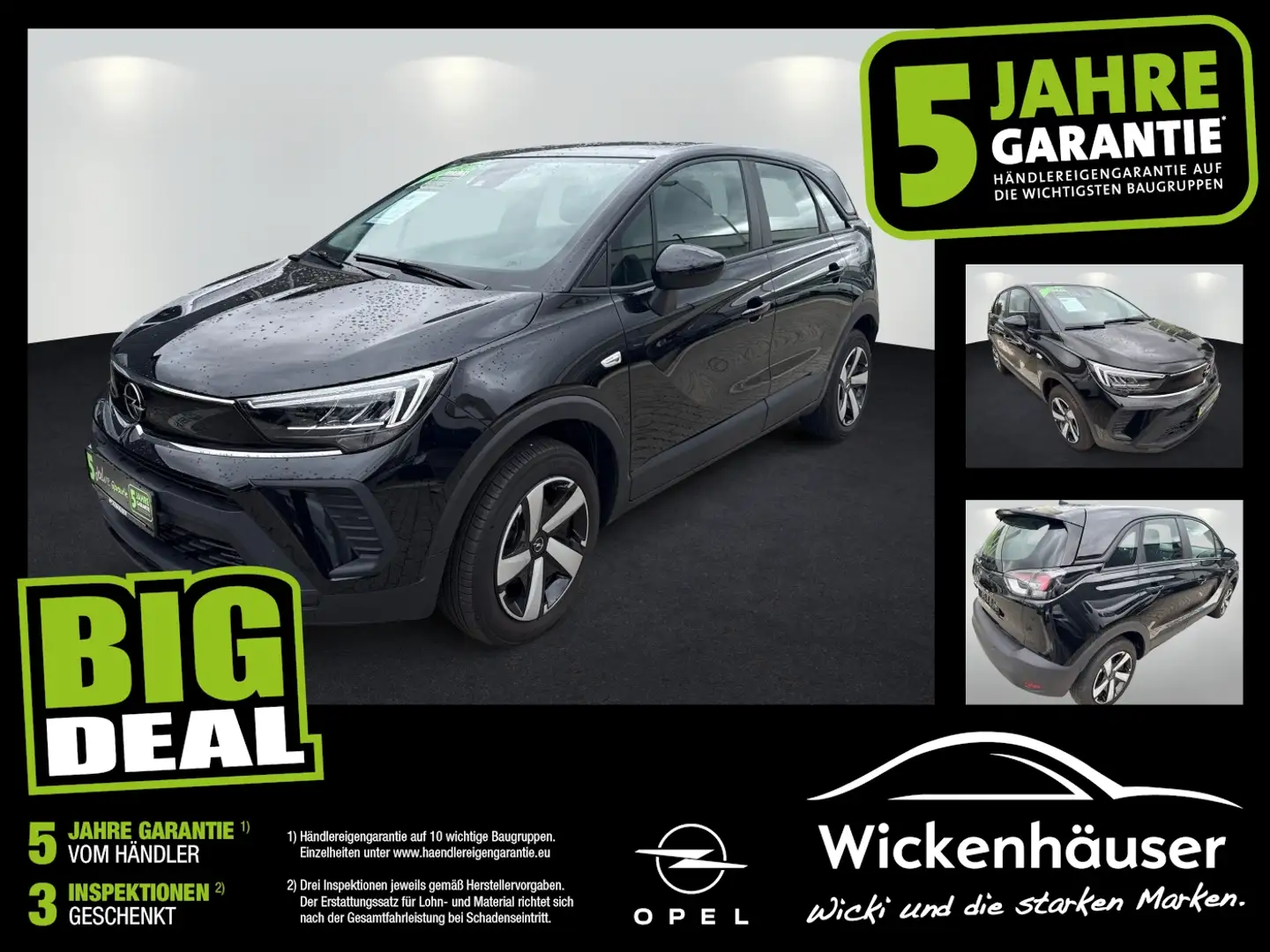 Opel Crossland 1.2 Turbo Enjoy Klimaanlage Kamera Noir - 1