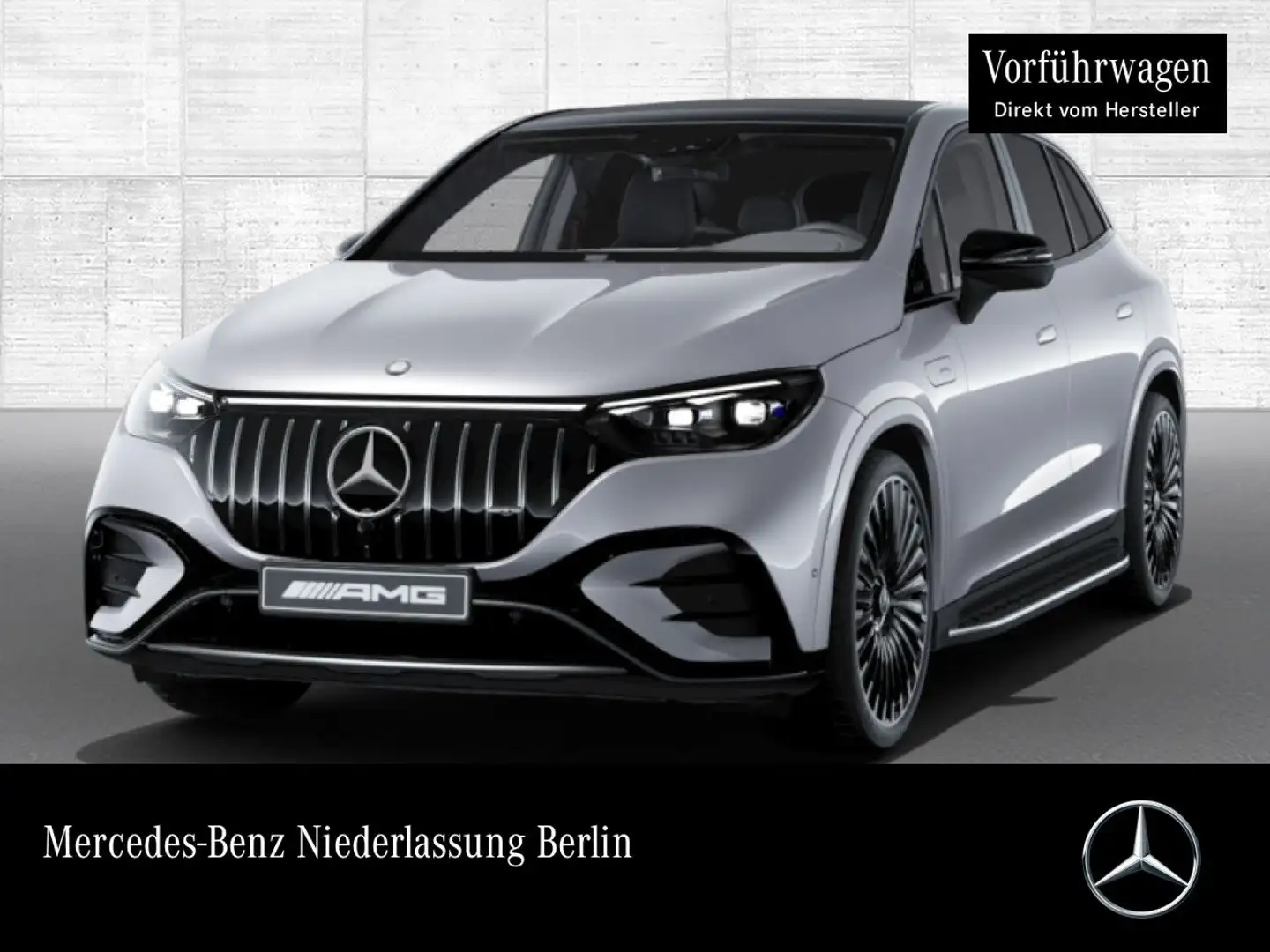 Mercedes-Benz EQE 53 4M NIGHT+DRIVERS+PANO+BURMESTER+SITZKLIMA Silber - 1