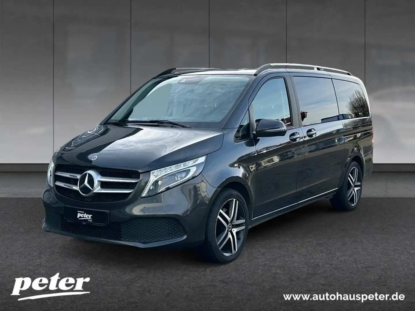 Mercedes-Benz V 300 d 4MATIC EDITION Lang DISTR+STHZG+AHK+MBUX Grigio - 1