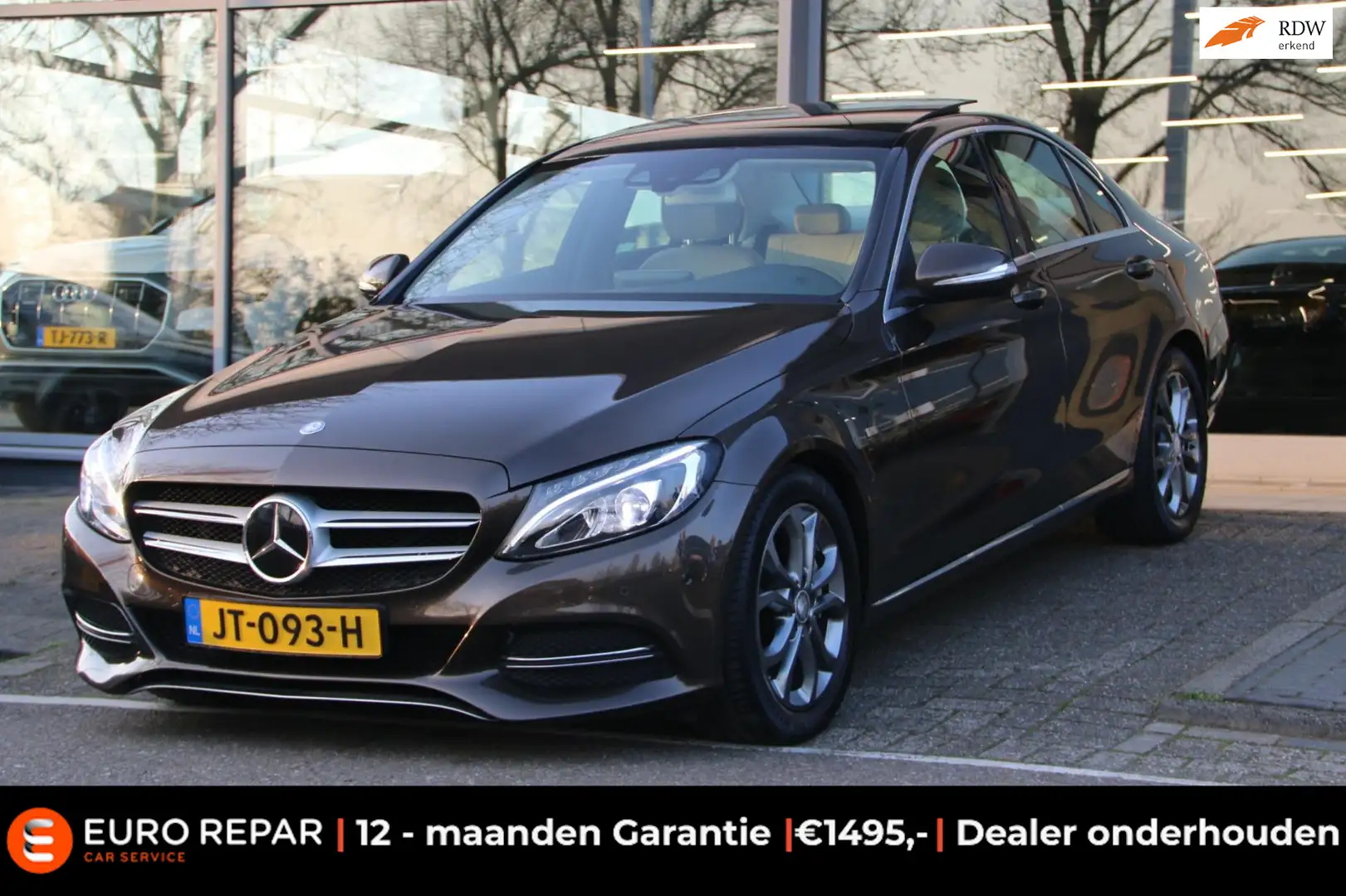 Mercedes-Benz C 250 Prestige PANO-DAK LEDEr AUTOMAAT! Bruin - 1