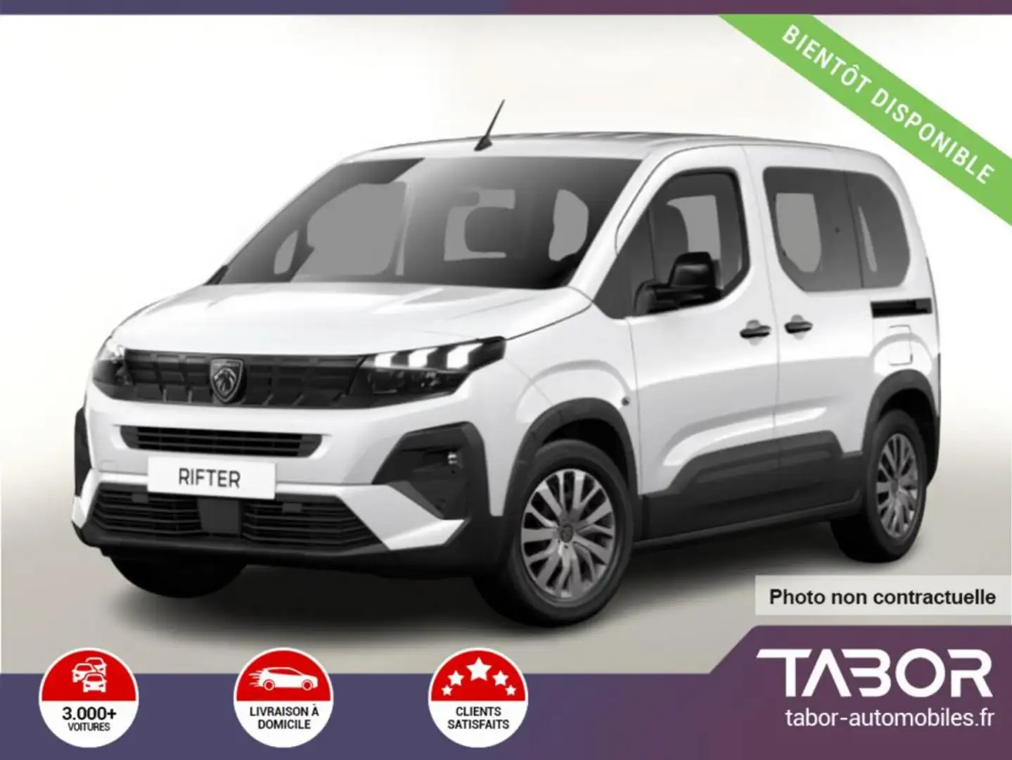 Peugeot Rifter 1.5 BHDi 100 Allure L1 GPS Cam Blanc - 1