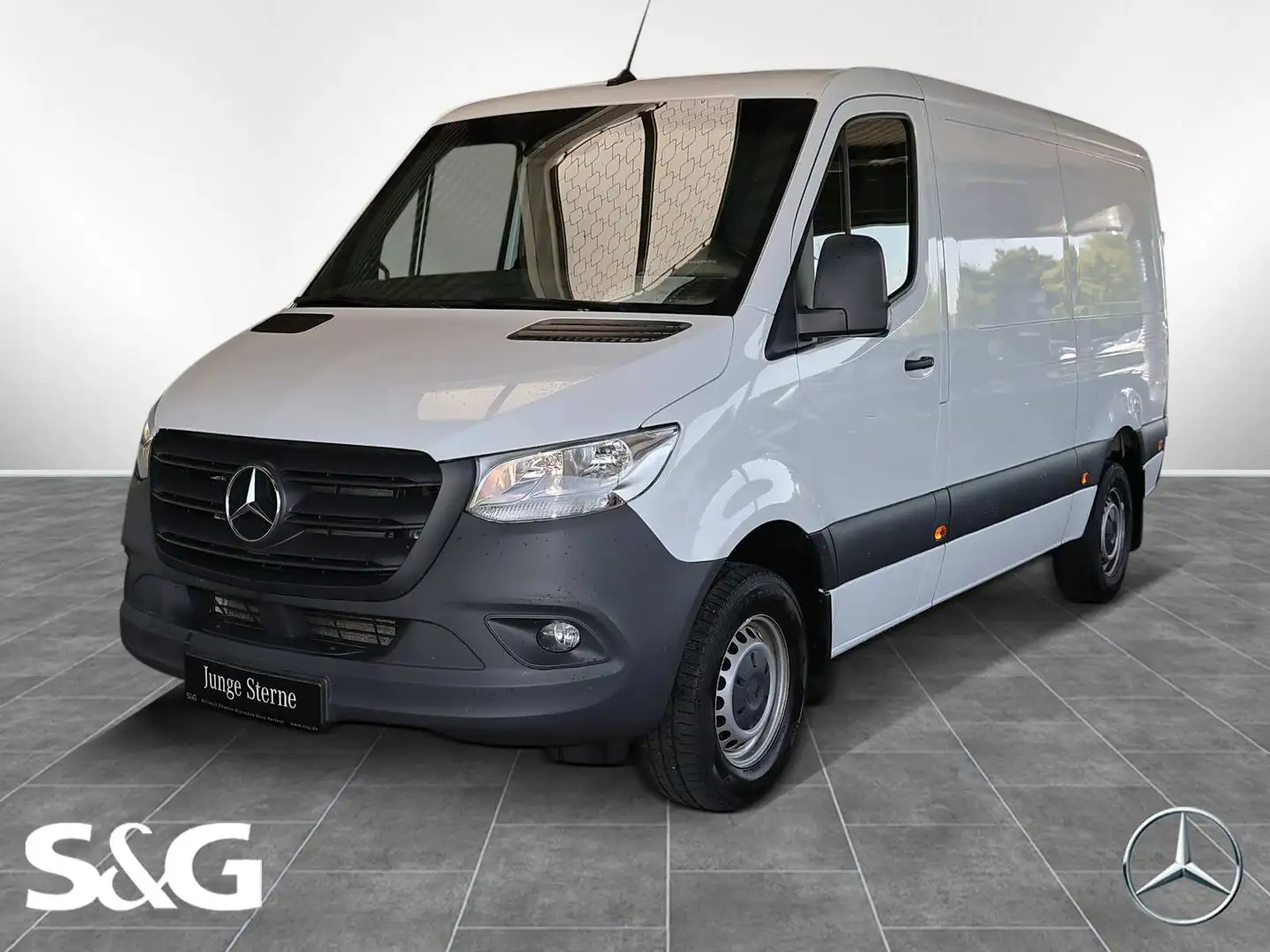 Mercedes-Benz Sprinter 316 CDI Kasten Standard MBUX+RüKam+AHK Weiß - 1