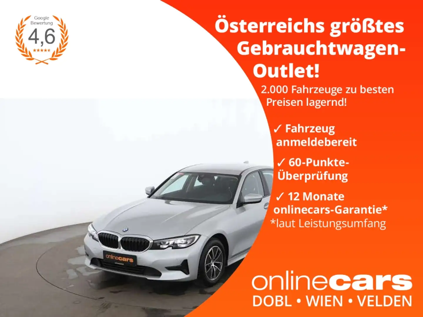 BMW 318 d Advantage LED NAVI ASSIST SITZHZG TEMPOMAT Silver - 1