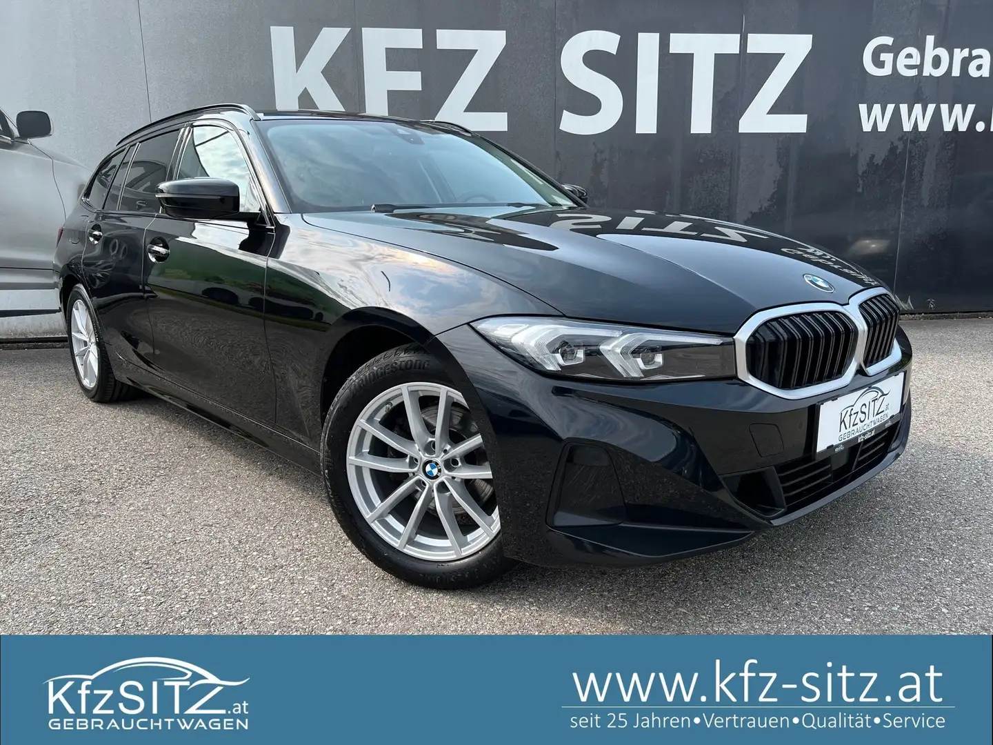 BMW 320 d  Touring Aut. | HUD/AHK/ACC Schwarz - 1