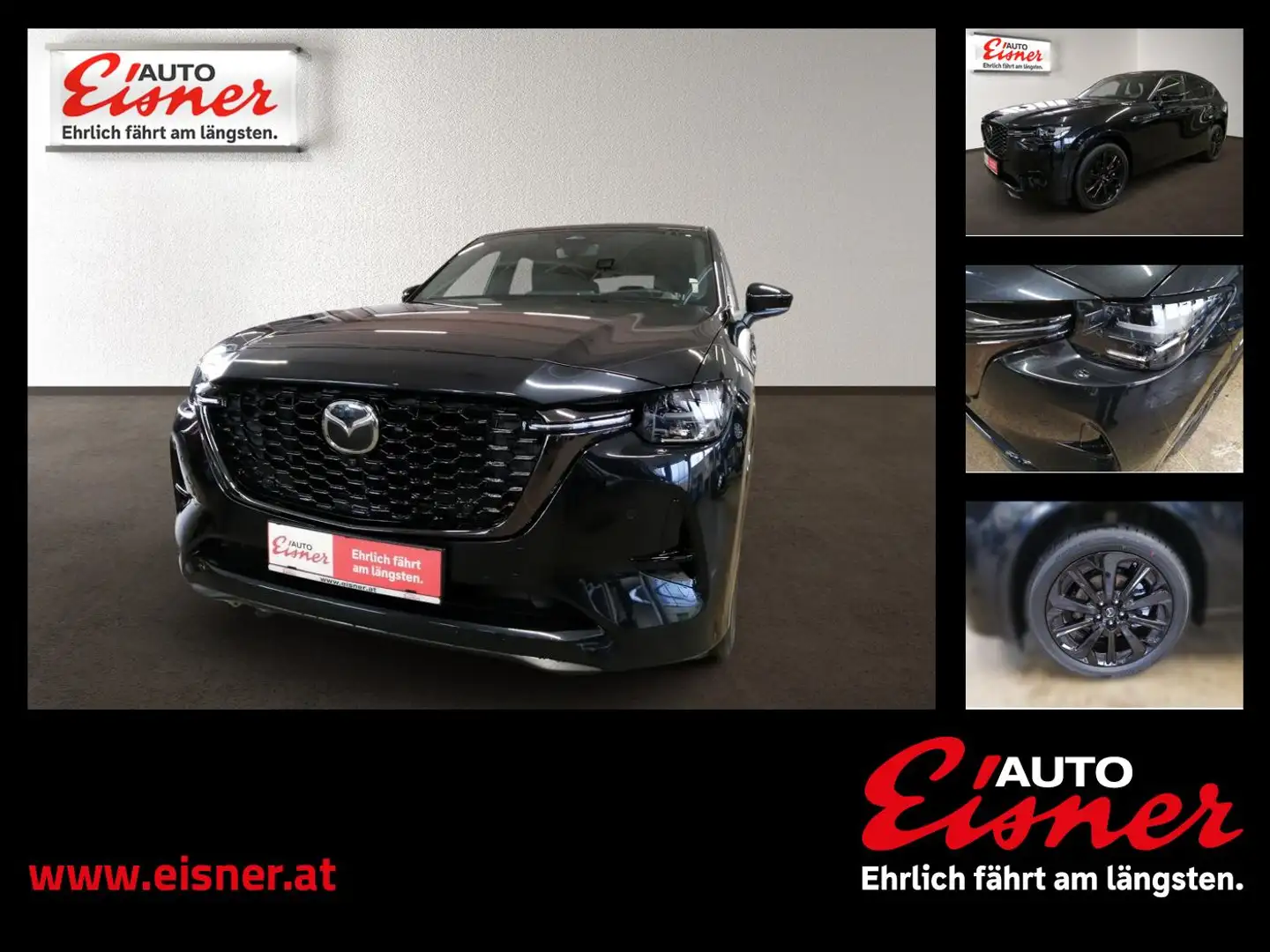 Mazda CX-60 D254 AWD HOMURA COSO Sitzheizung u. Lüftung Schwarz - 1
