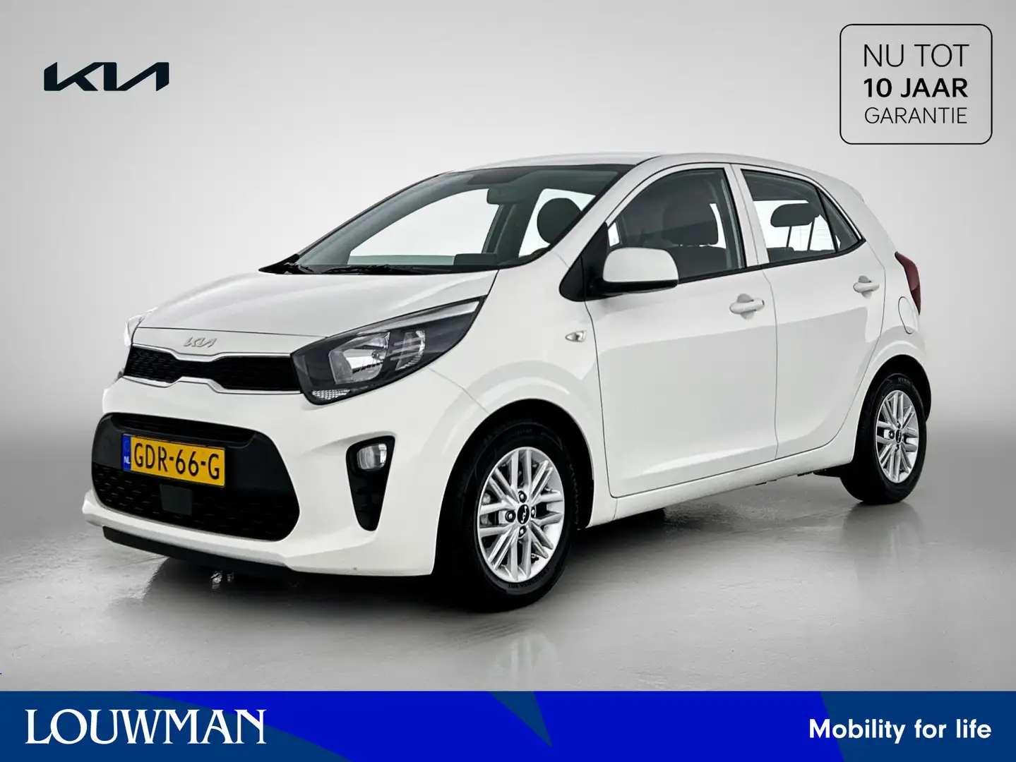 Kia Picanto 1.0 DPi DynamicLine | Apple CarPlay | Airco | Lich Wit - 1