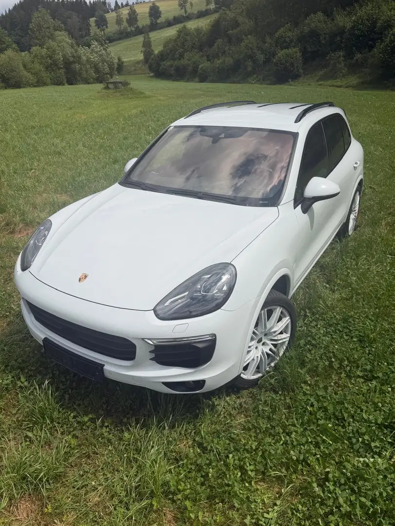 Porsche Cayenne S Diesel Weiß - 1